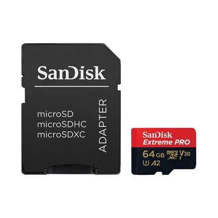 Sd Extreme Pro 200 U3 Con Adaptador 64GB