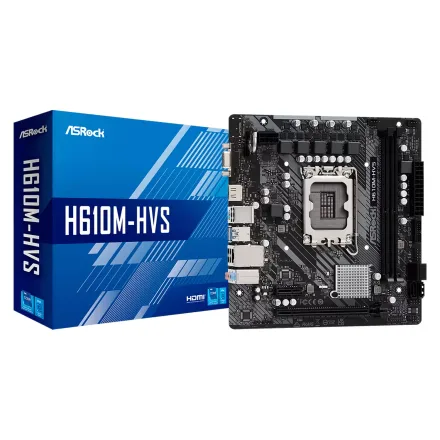 Placa Mae Asrock Hvs Ddr 4 Socket Lga 1700 Chipset H610 Atx