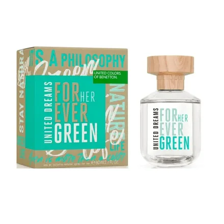 United Dreams Benetton Forever Green Her Edt 80ml