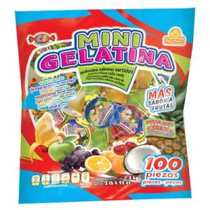 Gelatina Mini Las Delicias Pacote 100