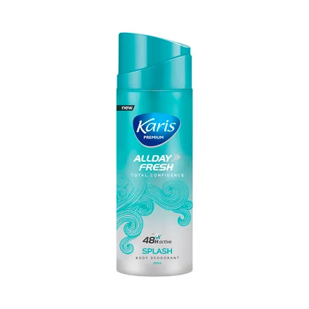 Desodorante Corporal Karis Allday Fresh Splash 200ml