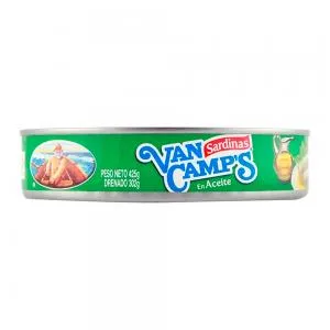 SARDINHA VAN CAMPS EM AZEITE DE OLIVA LATA 420GR