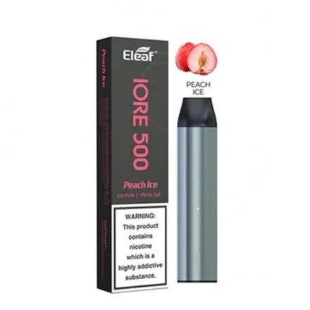 Pod Descartavel Eleaf Iore 500 Puffs 5 Nic Salt Peach