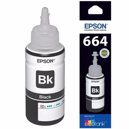 Frasco Tinta L110 L200 L350 L5 Preto 70ml