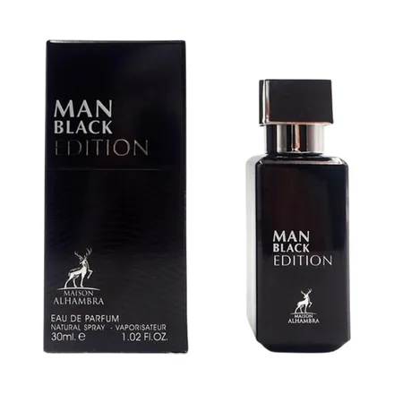 Perfume Maison Alhambra Man Black Eau Parfum 30ml