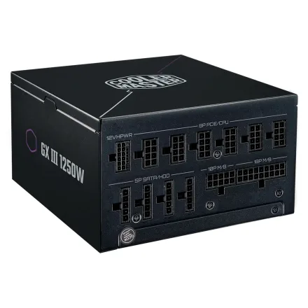 Fonte Cooler Master Gx Iii 1250 Mpx C503 Afag Bus Atx 80 Plus Modular Pfc Ativo Bivolt