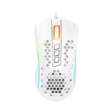Mouse Gamer Redragon Storm Elite M988W-RGB 16000 DPI USB - Branco