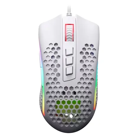 Mouse Gamer Redragon Storm M808W RGB 12400 DPI USB - Branco