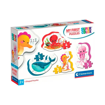 Rompecabezas Clementoni Super Color My First Puzzles Sea Life 4