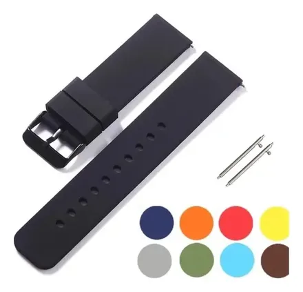 SMART VISION PULSERA BANDA SILICONA LISA 22MM NEGRO