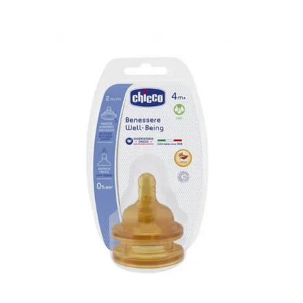 Tetina Latex Flujo Rapido Chicco Benessere Well Being 4M Plus 20 2