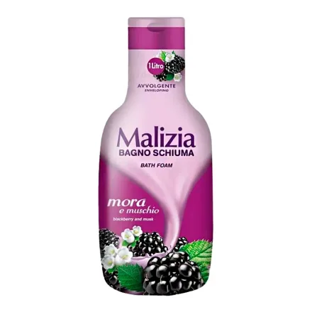 Malizia Jabon Liquido Bagno Schiuma Mora Muschio 1L