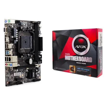 Placa Mae Afox A68 MA2 Socket FM2 Plus Chipset Atx