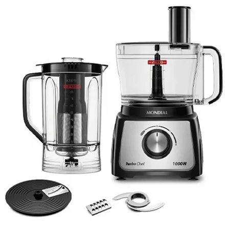 Multiprocessador Mondial Turbo Chef Mpn 01 5 1 Liquidificador