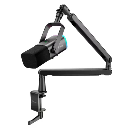 Microfone Dinamico Fifine Ampligame Tam 8 Rgb