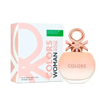 Perfume Femenino Benetton Colors Woman Rose Edt 80ml
