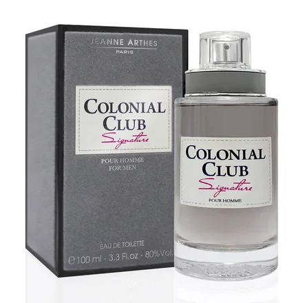 Jeanne Arthes Colonial Club Signature Pour Homme Eau Toilette 100ml