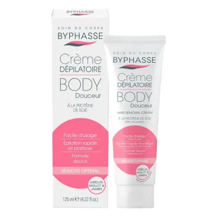 Byphasse Crema Depiladora Extracto Seda 125ml