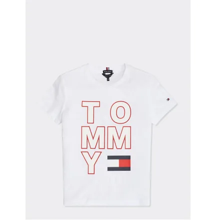 Camiseta Tommy Hilfiger Infantil Masculino Yaf 01 04 Bright