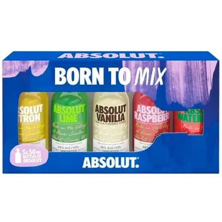 Vodka Absolut Mini Born To Mix 5