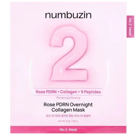 Mascara Facial Noturna Numbuzin 2 Pdrn Overnight Collagen 1