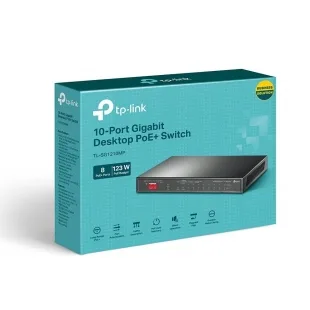 Hub Switch 10P Tl 8P Giga Poe Plus
