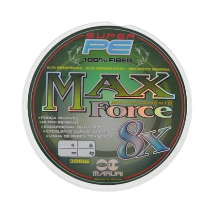Hilo Pesca Maruri Max Force 8 Kg Mm 300