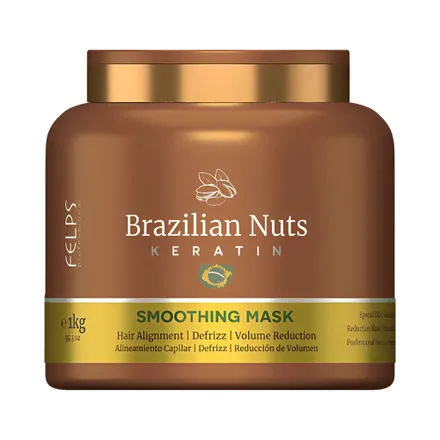 Mascarilla Capilar Felps Brazilian Nuts Keratin 1 Kg