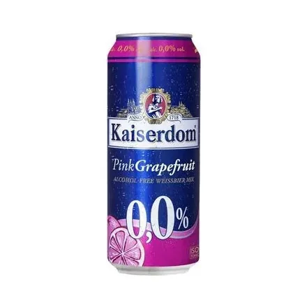 Cerveza Kaiserdom Pink Sin Alcohol Lata 500ml