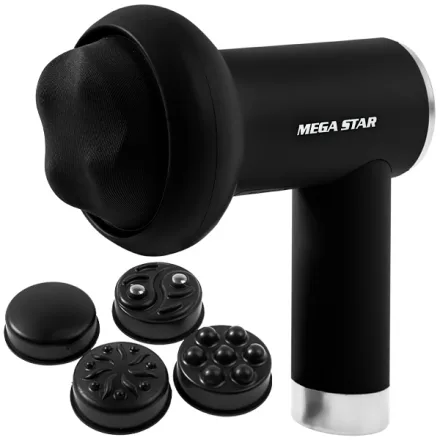 Massageador Muscular Megastar 5 Cabecas Recarregavel