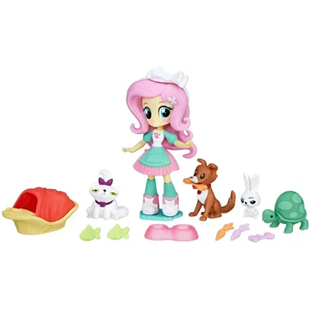 Boneca Hasbro My Little Pony B9495 Minis Fluttershy Pet Spa