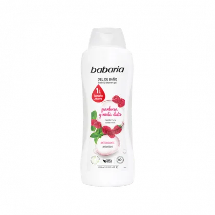 Babaria Gel Bano Frambuesa Menta 1000ml