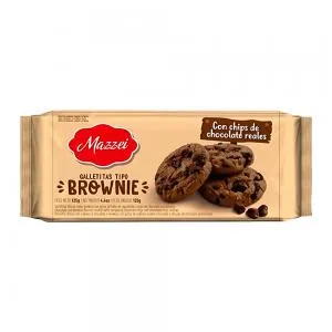Biscoito Mazzei Cookies Brownie Chocolate 120g