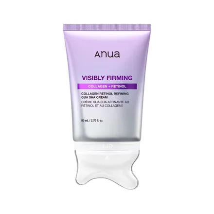 Crema Facial Anua Visibly Firming Collagen Retinol Refining Gua Sha 80ml