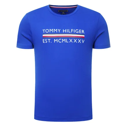 Camiseta Tommy Hilfiger Masculino C65 Cobalt 00L