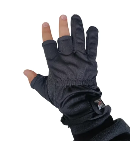 TOP FISHING GUANTES PARA PESCA NEGRO (T) XXL