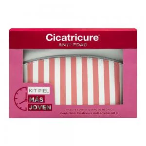 KIT CREME ANTIRRUGAS CICATRICURE + NECESSAIRE