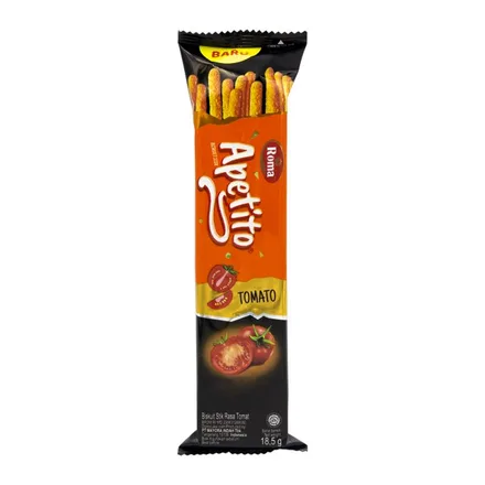 PALITOS SALADOS ROMA APETITO SABOR TOMATE18.5G