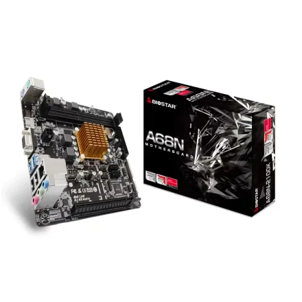 Placa Mae Biostar A68N Chipset Beema Ddr 3 Mini Itx Processador E1 6010