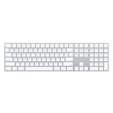 Teclado Apple Magic Keyboard MXCJ3LL/A Sem Fio Inglês - Branco