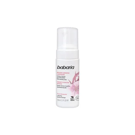 Babaria Mousse Cremoso Limpiador Rosa Mosqueta 150ml