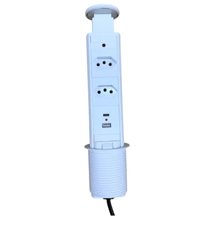 Torre Tomada Manual Plus 2USB 2U