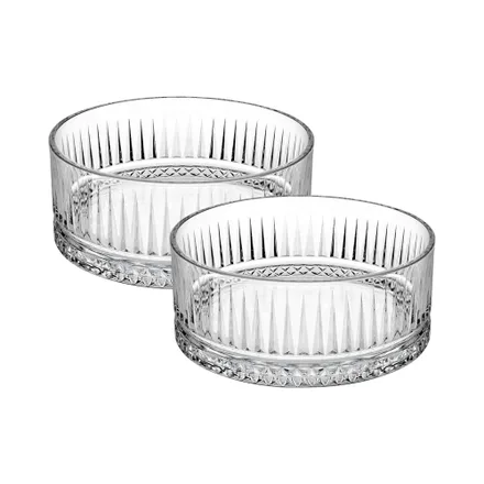 Cuenco Vidrio Pasabahce Elysia 2 Piezas 510ml