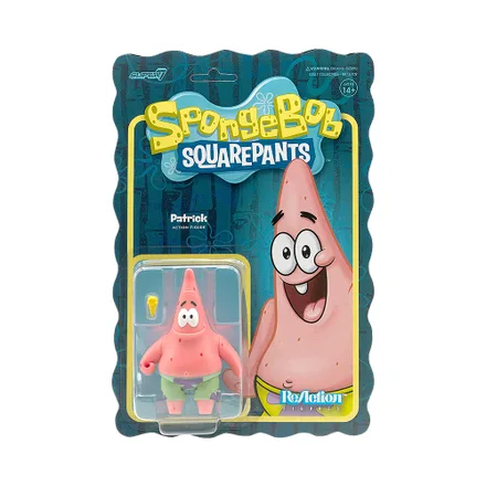 Figura Super 7 Spongebob Squarepants Reaction Wave 2 Patrick Pdw