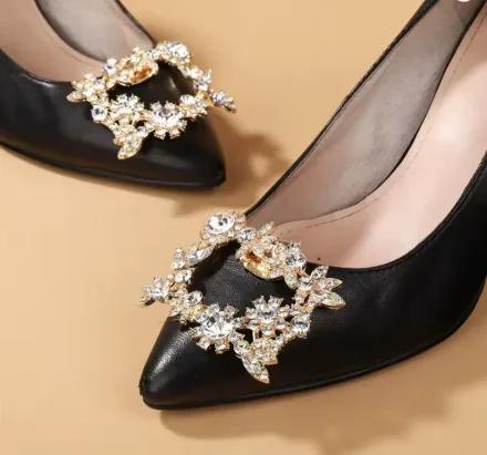 Broche Zapato Tacon Alto Mz 266 3 Dz Diamante