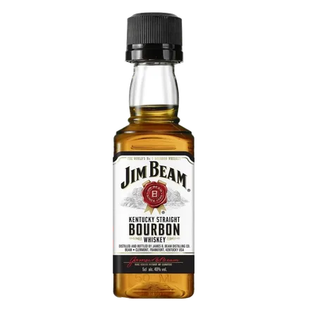 Whisky Jim Beam Bourbon 8 Anos Miniatura 50ml