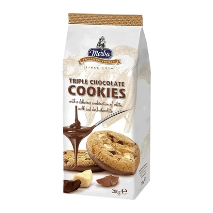 Galletas Merba Triple Chocolate 200g