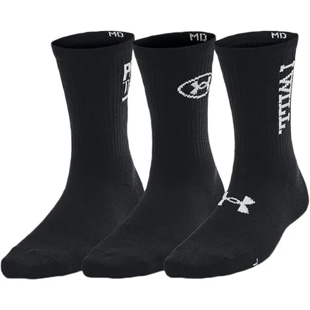 Meias Under Armour Masculino Essential Mid Crew 3 Pares 001