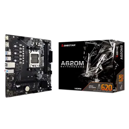 Placa Mae Biostar Socket AM5 Chipset A620 Ddr 5 Atx