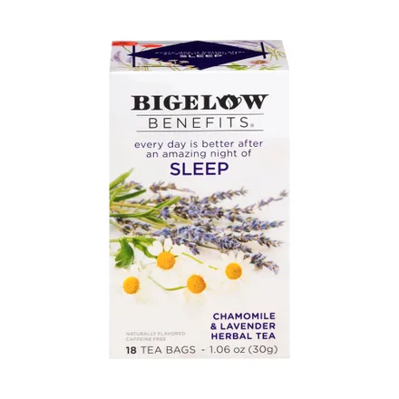 Te Bigelow Benefits Sleep Chamomile 18